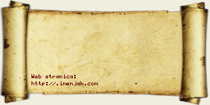 Dijana Jugović vizit kartica